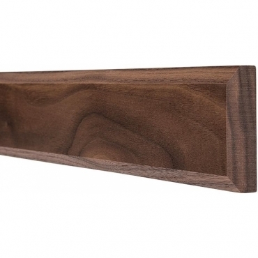 Solid Walnut Chamfered Dado Rail 3 Metre