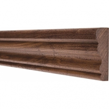 Solid Walnut Cromwell Dado Rail 3 Metre