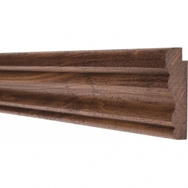 Solid Walnut Cromwell Picture Rail 3 Metre