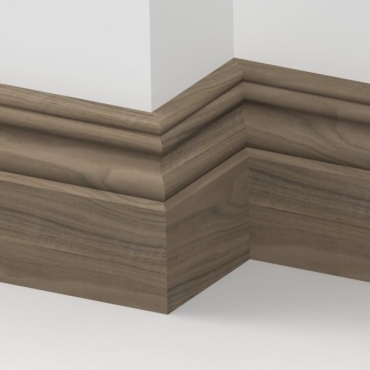 Solid Walnut Cromwell Skirting 3 metre