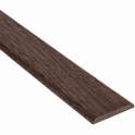 Solid Walnut Flat Cover Beading Threshold Strip 110mm x 7mm