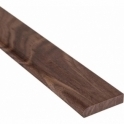 Solid Walnut Flat Edge Cover Beading Threshold Strip 60mm x 8mm