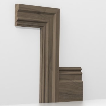 Solid Walnut Henley Architrave Lengths