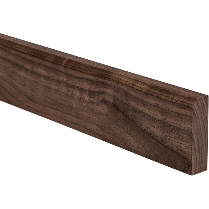 Solid Walnut  Mini Chamfer Kitchen Worktop Upstand 3 Metre