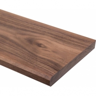 Solid Walnut Mini Chamfered Window Board 3 metre x 20mm