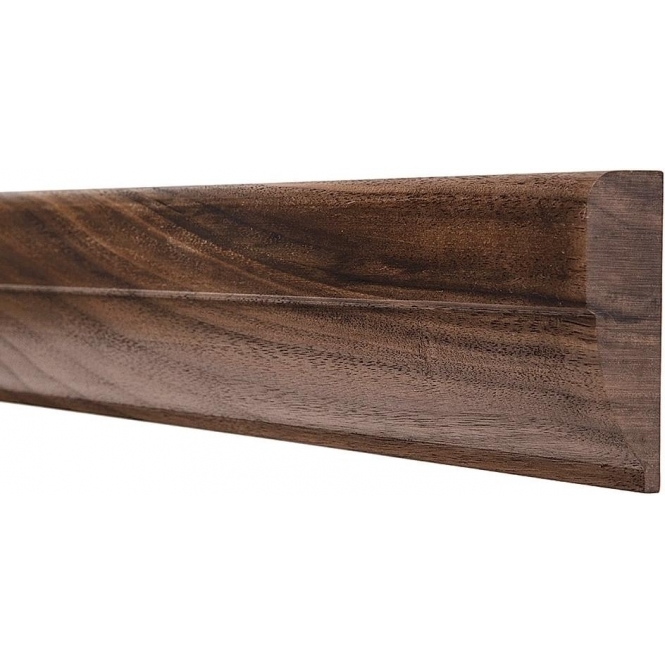 Solid Walnut  Ovolo Dado Rail 3 Metre