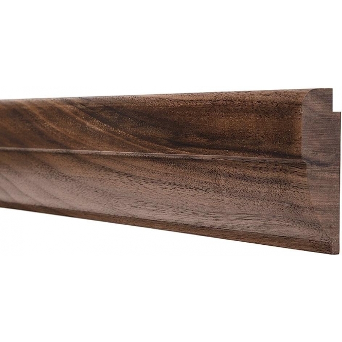 Solid Walnut  Ovolo Picture Rail 3 Metre