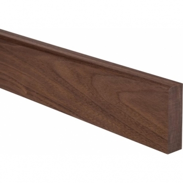 Solid Walnut Pencil Round Kitchen Worktop Upstand 3 Metre