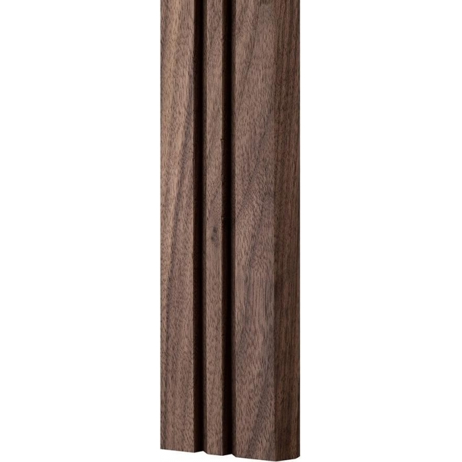Solid Walnut  Square Double Edge Panelling 3 Metre