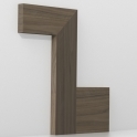 Solid Walnut Square Edge Architrave Lengths