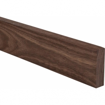 Solid Walnut Square Edge Upstand 3 Metre