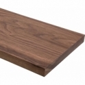 Solid Walnut Square Edge Window Board 1 metre x 20mm
