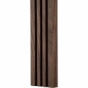 Solid Walnut Square Triple Edge Panelling 3 Metre