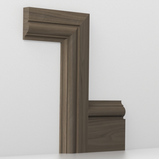 Solid Walnut  Winchester Architrave Lengths