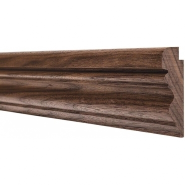 Solid Walnut Windsor Picture Rail 3 Metre